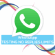 WhatsApp Testing SPAM Block via Unread Messages Limit